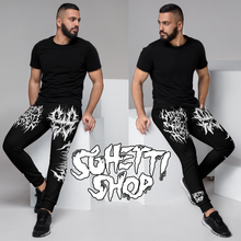 Load image into Gallery viewer, Legalize Marinara Horror Joggers (Black)