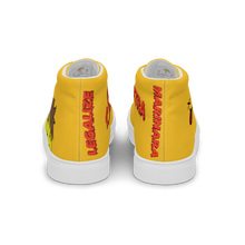 Load image into Gallery viewer, Super Saucy Sghetti Face Men’s high top Spaghetti canvas shoes