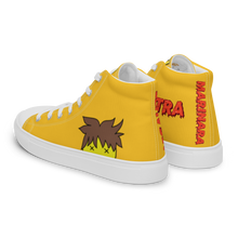 Load image into Gallery viewer, Super Saucy Sghetti Face Men’s high top Spaghetti canvas shoes