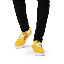 Load image into Gallery viewer, Super Saucy Sghetti Face Men’s Spaghetti canvas shoes