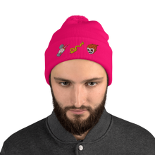 Load image into Gallery viewer, Prison Tatt-Hatt Pom-pom Beanie