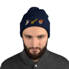 Load image into Gallery viewer, Prison Tatt-Hatt Pom-pom Beanie