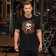 Load image into Gallery viewer, Spaghetti Skull Unisex T Shirt