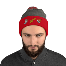 Load image into Gallery viewer, Prison Tatt-Hatt Pom-pom Beanie