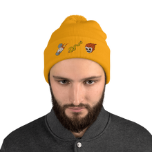 Load image into Gallery viewer, Prison Tatt-Hatt Pom-pom Beanie