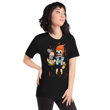 Load image into Gallery viewer, Extra Saucy Sghetti Skull Short-Sleeve Unisex T-Shirt