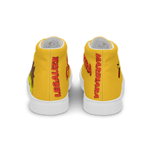 Load image into Gallery viewer, Super Saucy Sghetti Face Women’s high top canvas Spaghetti shoes