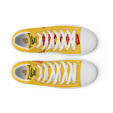 Load image into Gallery viewer, Super Saucy Sghetti Face Women’s high top canvas Spaghetti shoes
