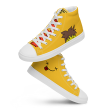 Load image into Gallery viewer, Super Saucy Sghetti Face Women’s high top canvas Spaghetti shoes