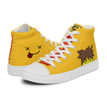 Load image into Gallery viewer, Super Saucy Sghetti Face Women’s high top canvas Spaghetti shoes