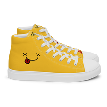 Load image into Gallery viewer, Super Saucy Sghetti Face Women’s high top canvas Spaghetti shoes