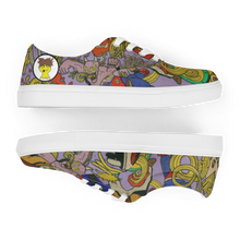 Load image into Gallery viewer, Vintage Comic Women’s lace-up spaghetti canvas shoes