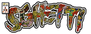 Sghetti Logo Vintage Comic Cut-out 3/4 sleeve shirt