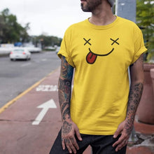 Load image into Gallery viewer, Sghetti Face Yellow Unisex Tee
