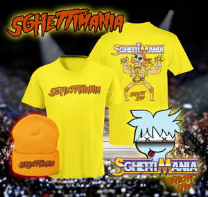 SghettiMania Yellow Short Sleeve T-Shirt