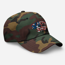 Load image into Gallery viewer, American Flag Logo Dad-Hat
