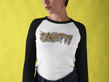 Load image into Gallery viewer, Sghetti Logo Vintage Comic Cut-out 3/4 sleeve shirt
