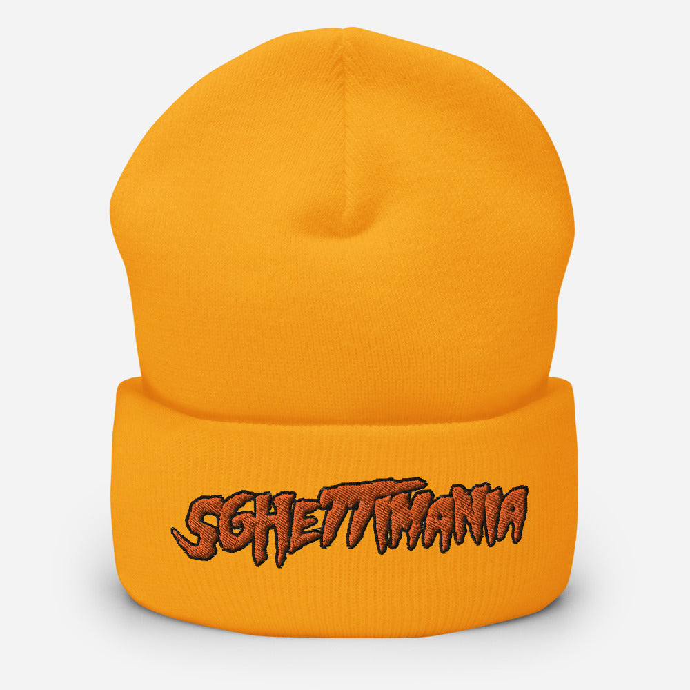 SghettiMania (Yellow) Cuffed Beanie