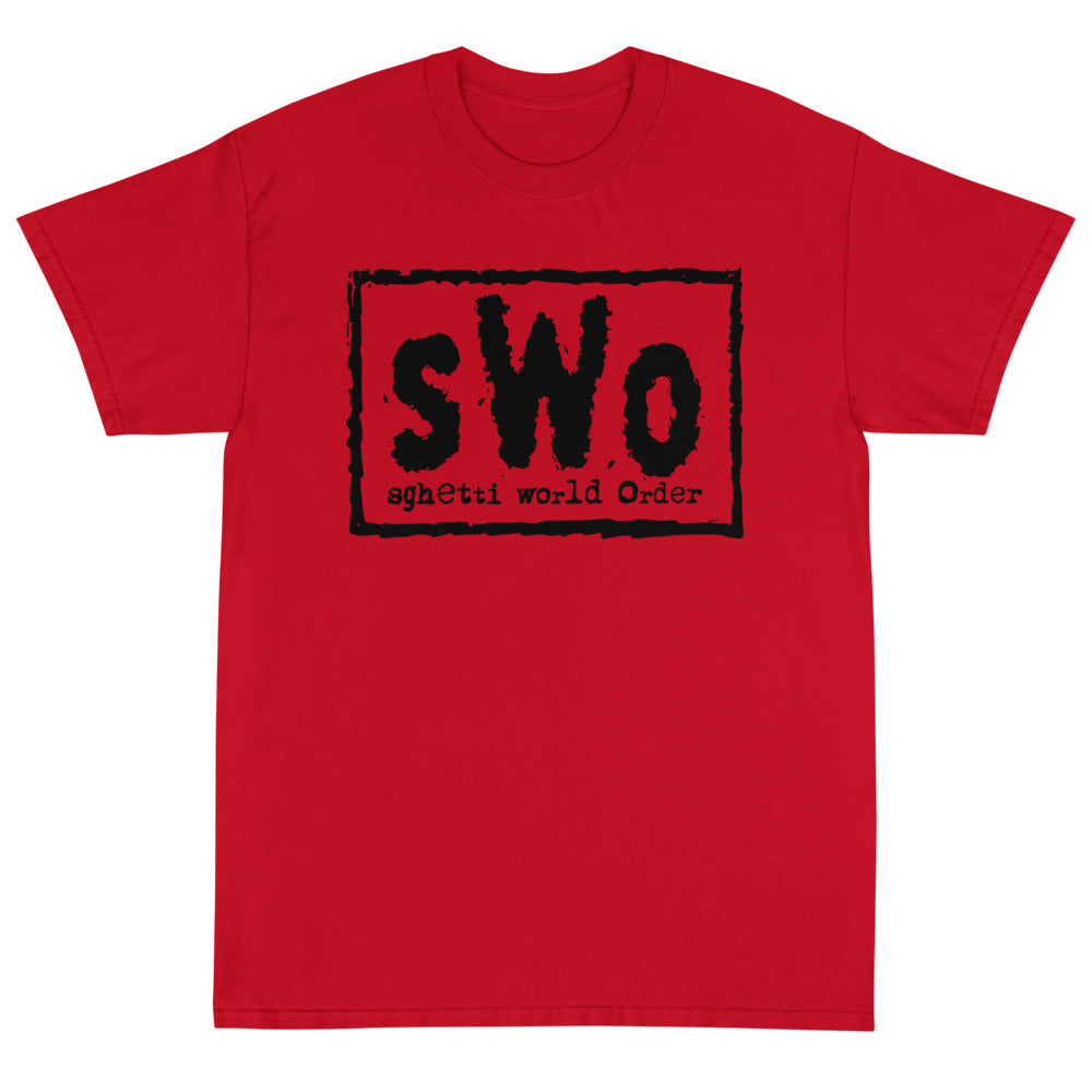 SWO Sghetti World Order (Wolf-Snack) Short Sleeve Spaghetti Shirt