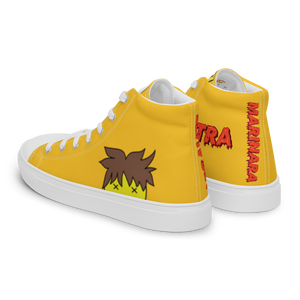 Super Saucy Sghetti Face Men’s high top Spaghetti canvas shoes