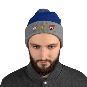 Prison Tatt-Hatt Pom-pom Beanie