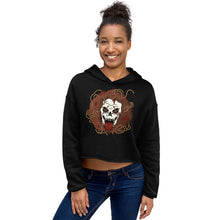 Load image into Gallery viewer, Sghetti Skull Crop Hoodie
