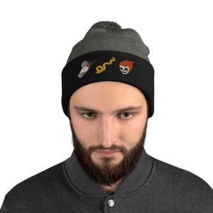 Prison Tatt-Hatt Pom-pom Beanie