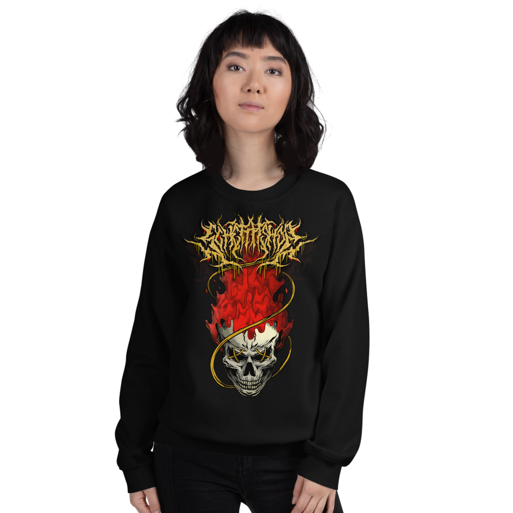 Saucy Sghetti-Skull Unisex Sweatshirt