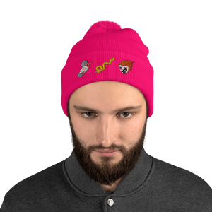 Prison Tatt-Hatt Pom-pom Beanie