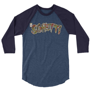 Sghetti Logo Vintage Comic Cut-out 3/4 sleeve shirt