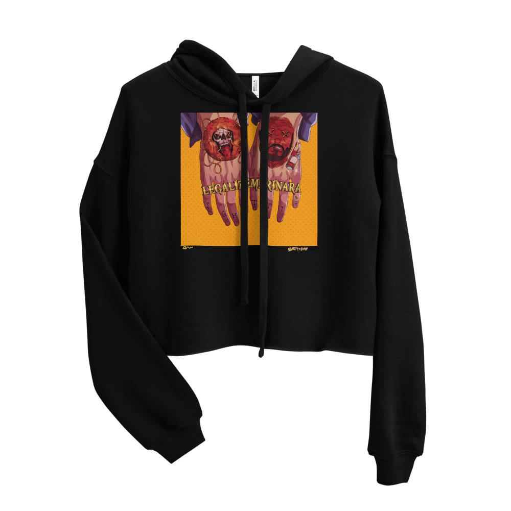 Legalize Marinara Knux Crop Hoodie