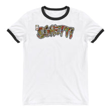 Load image into Gallery viewer, Sghetti Logo Vintage Comic Cut-out 3/4 sleeve shirt Ringer Tee
