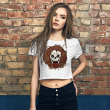 Load image into Gallery viewer, Spaghetti Skull Crop Top Tee
