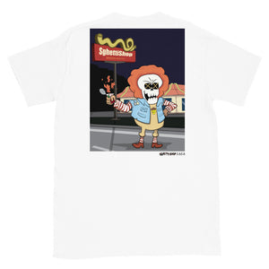 Eddie McSghetti Front and Back Print Unisex T-Shirt