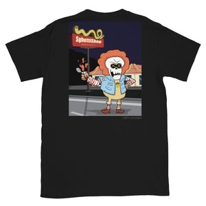 Eddie McSghetti Front and Back Print Unisex T-Shirt