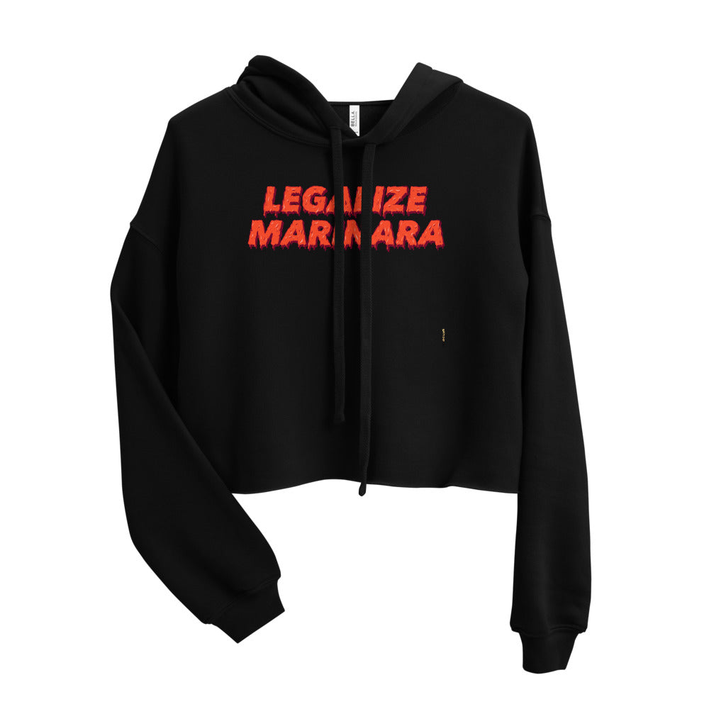 Legalize Marinara Crop Hoodie