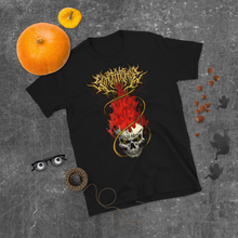 Load image into Gallery viewer, Saucy Sghetti-Skull Short-Sleeve Unisex T-Shirt
