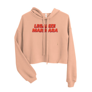 Legalize Marinara Crop Hoodie