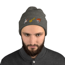 Load image into Gallery viewer, Prison Tatt-Hatt Pom-pom Beanie
