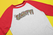 Load image into Gallery viewer, Sghetti Logo Vintage Comic Cut-out 3/4 sleeve shirt
