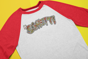 Sghetti Logo Vintage Comic Cut-out 3/4 sleeve shirt