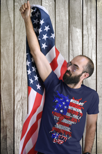 Load image into Gallery viewer, American Flag Sghetti-Head Unisex Tee
