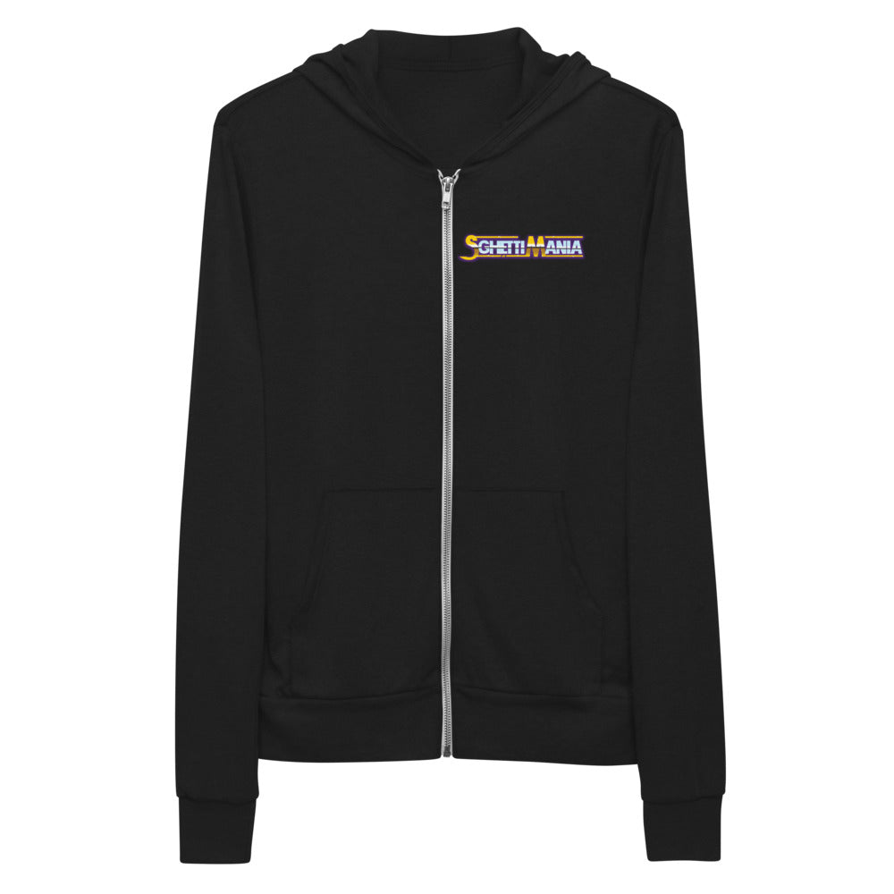 SghettiMania Saucin' Skull Spaghetti Lightweight zip hoodie