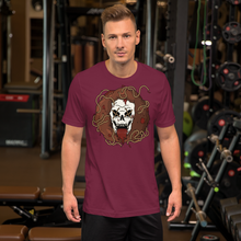 Load image into Gallery viewer, Spaghetti Skull Unisex T Shirt
