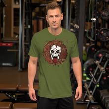 Load image into Gallery viewer, Spaghetti Skull Unisex T Shirt
