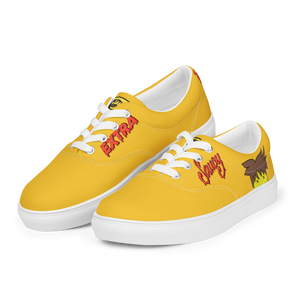 Women’s lace-up canvas shoes